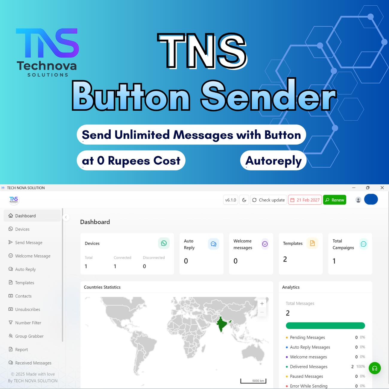 TNS Button Sender (v 6.1.0)