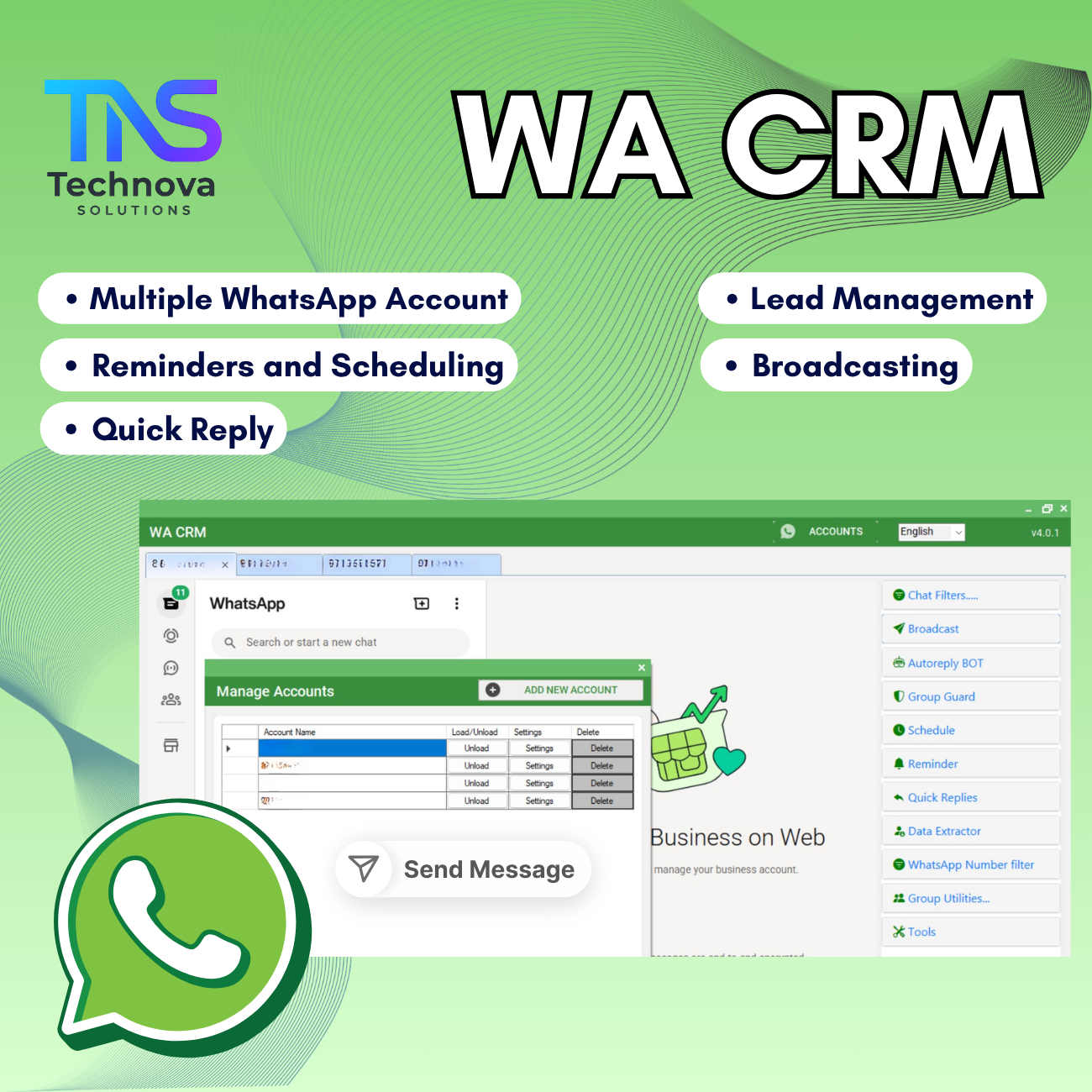 WhatsApp CRM (V 4.0.2)